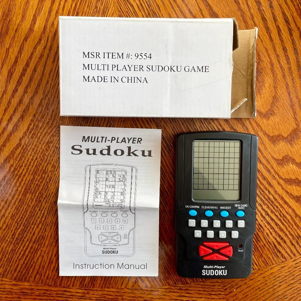 Sudoku Multi-Player Hand-Held Electronic Game (NEW; Never Used)